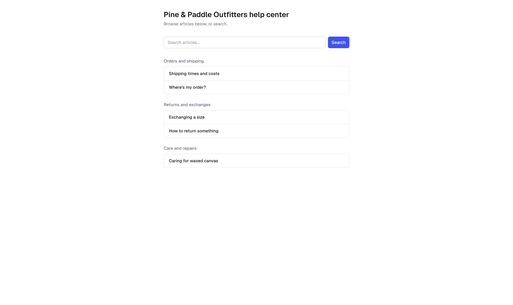 A public help center